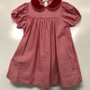 2T Red Dress with collar
